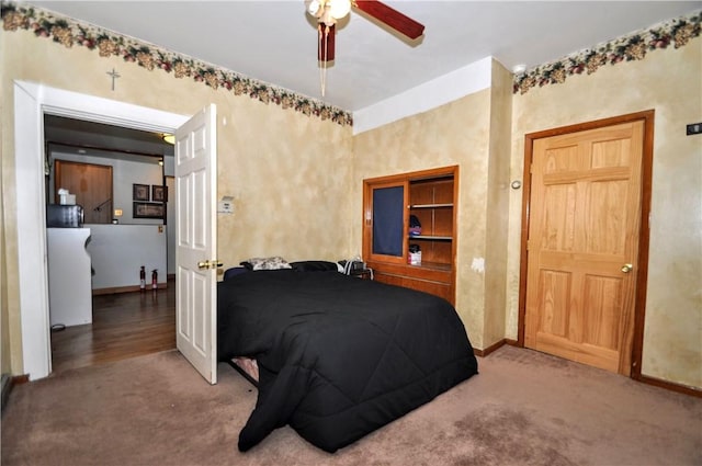 3411 York St, Mckeesport, PA 15132 - bedroom featuring carpet floors and ceiling fan