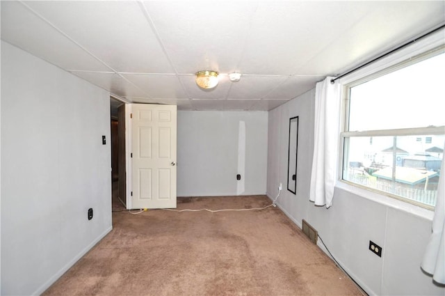 3411 York St, Mckeesport, PA 15132 - carpeted empty room with a drop ceiling