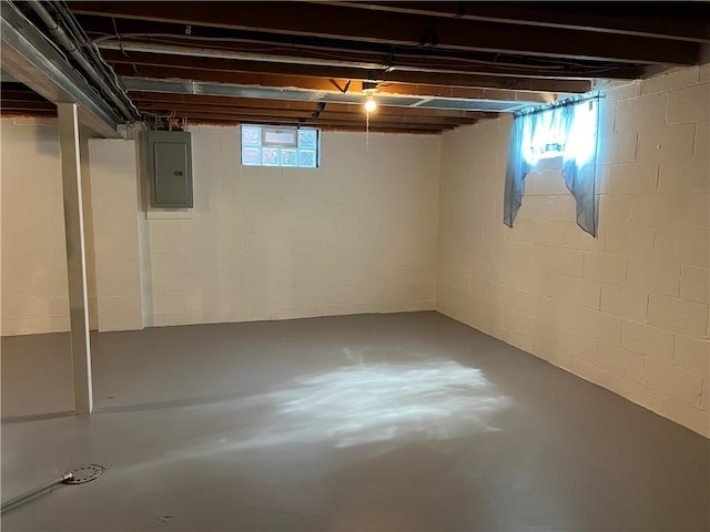 642 S 3rd St, Sharpsville, PA 16150 - below grade area featuring electric panel
