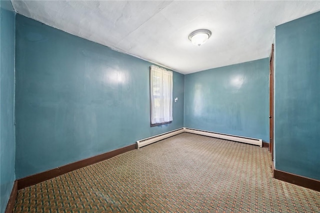 665 Stuchell Rd, Burrel/Blacklick, PA 15748 - empty room with carpet floors and baseboard heating