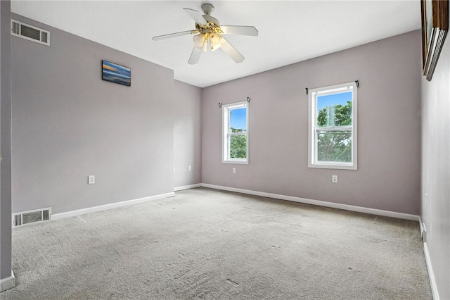 227 Henderson St, Fineview, PA 15212 - empty room featuring carpet flooring and a ceiling fan