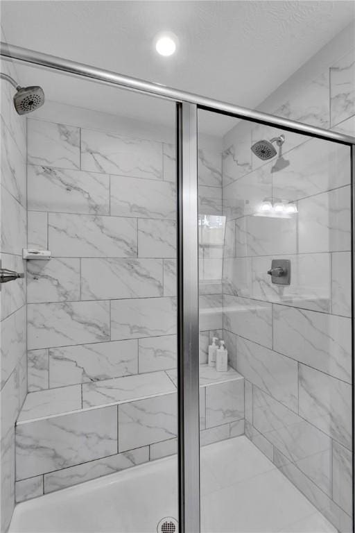 212 Bengal Fox, Jackson Twp, PA 16063 - bathroom featuring a shower stall and recessed lighting