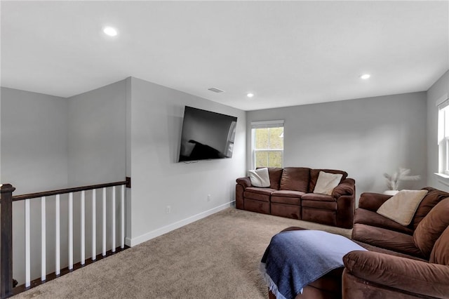212 Bengal Fox, Jackson Twp, PA 16063 - carpeted living area with recessed lighting and baseboards