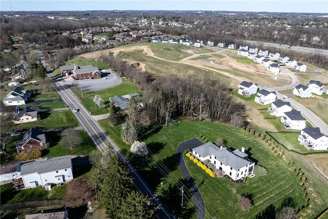2460 Nicholson Rd, Franklin Park, PA 15143 - aerial view of property and surrounding area with nearby suburban area