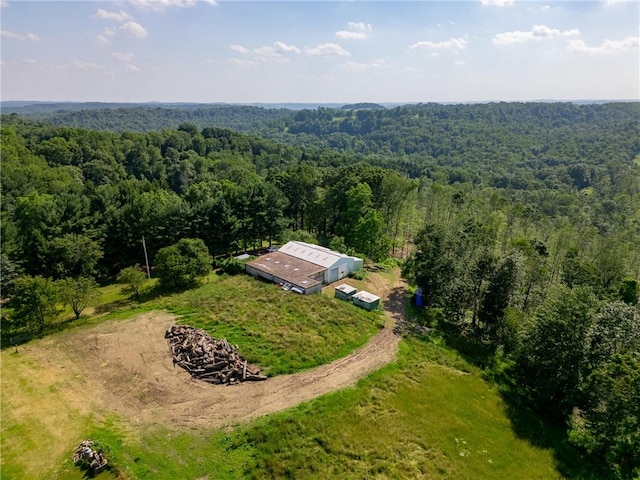 530 Perry Hwy, Lancaster Twp, PA 16037 - view from above of property featuring a heavily wooded area