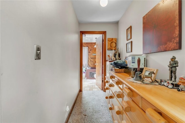 530 Perry Hwy, Lancaster Twp, PA 16037 - hallway featuring carpet flooring