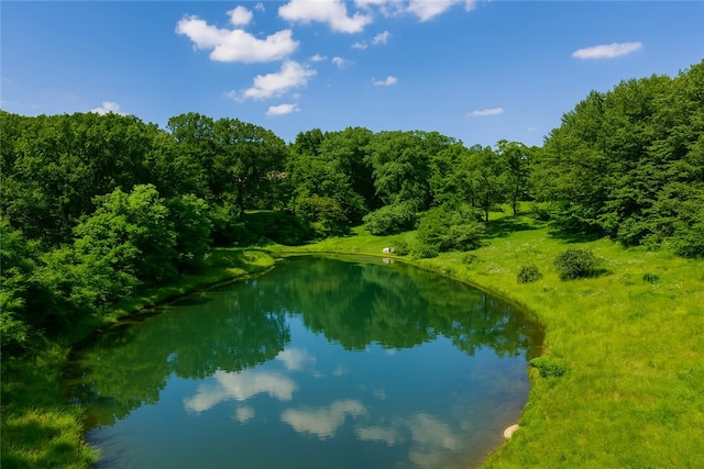 530 Perry Hwy, Lancaster Twp, PA 16037 - water view featuring a heavily wooded area