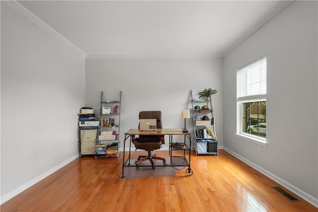 6412 Interlaken Dr, South Fayette, PA 15057 - office with wood finished floors and ornamental molding
