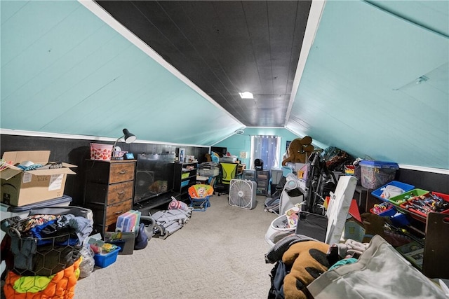 3879 Pittsburgh Rd, Perry Twp Fay, PA 15473 - additional living space with carpet and lofted ceiling