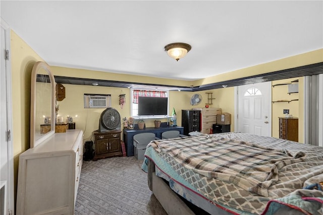 3879 Pittsburgh Rd, Perry Twp Fay, PA 15473 - bedroom with carpet, multiple windows, and a wall unit AC