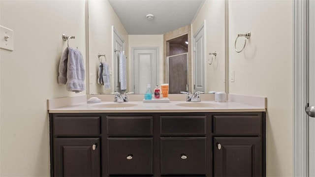 1025 Brookfield Dr, Bethel Park, PA 15102 - full bath featuring double vanity and a stall shower
