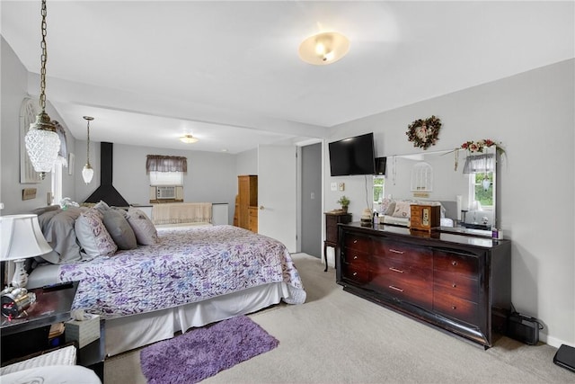 468 Crest Dr, Delmont, PA 15626 - bedroom featuring light carpet and cooling unit