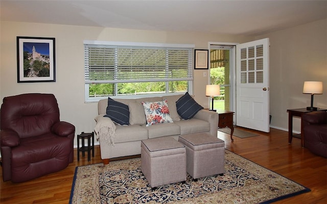 1351 Sky Ridge Dr, Upper St Clair, PA 15241 - living room with wood finished floors