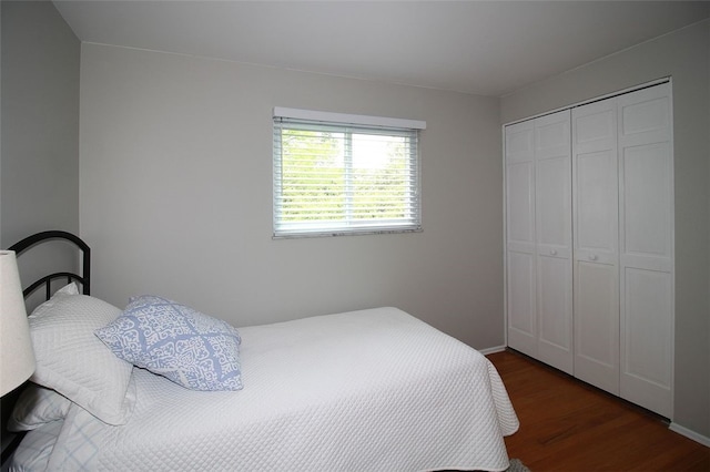 1351 Sky Ridge Dr, Upper St Clair, PA 15241 - bedroom featuring dark wood-type flooring and a closet