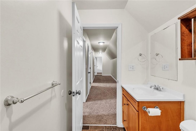 1659 Hooker Rd, Pa, PA 16041 - half bath with vaulted ceiling and vanity