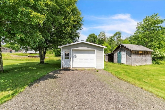 1659 Hooker Rd, Pa, PA 16041 - detached garage featuring driveway