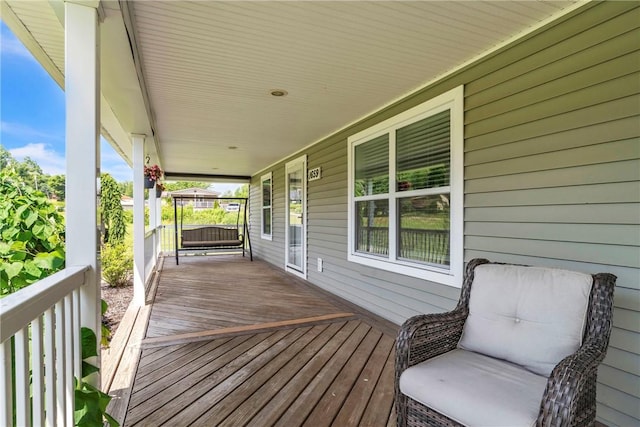 1659 Hooker Rd, Pa, PA 16041 - view of wooden porch