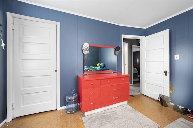 503 E Murphy Ave, Connellsville, PA 15425 - bedroom with a decorative wall and ornamental molding