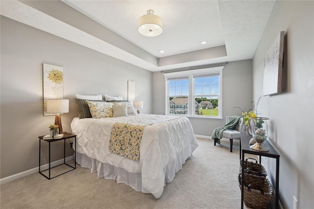 108 Norfolk Dr, Buffalo Twp But, PA 16055 - bedroom with light colored carpet and a tray ceiling