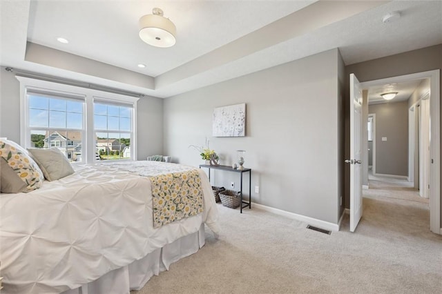108 Norfolk Dr, Buffalo Twp But, PA 16055 - bedroom featuring carpet and a tray ceiling