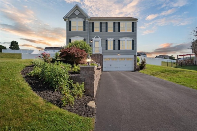 108 Norfolk Dr, Buffalo Twp But, PA 16055 - view of front of property with asphalt driveway and a garage