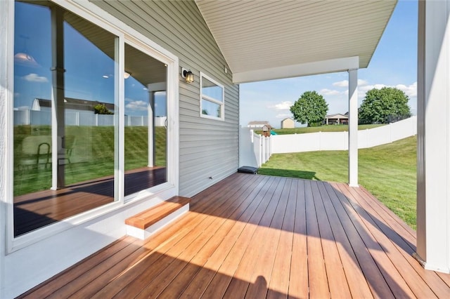 108 Norfolk Dr, Buffalo Twp But, PA 16055 - view of wooden deck