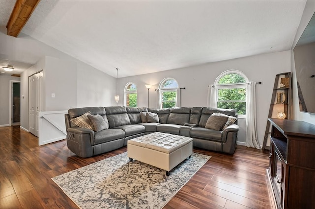 833 Glendale Ct, Cranberry Twp, PA 16066 - living area with dark wood-style flooring
