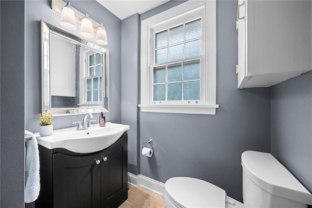 727 Vermont Ave, Mt Lebanon, PA 15234 - bathroom featuring vanity and tile patterned floors