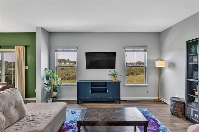 1006 Callaway Dr, Jeannette, PA 15644 - living room with plenty of natural light and wood finished floors