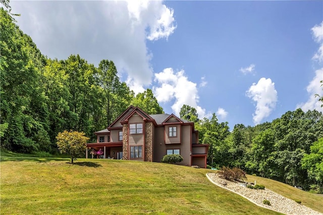 245 Shaw Ct, Salem Twp Wml, PA 15670 - view of front of home featuring a front lawn