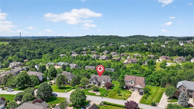 260 Arrowhead Ln, Nottingham, PA 15330 - aerial view of residential area featuring a forest