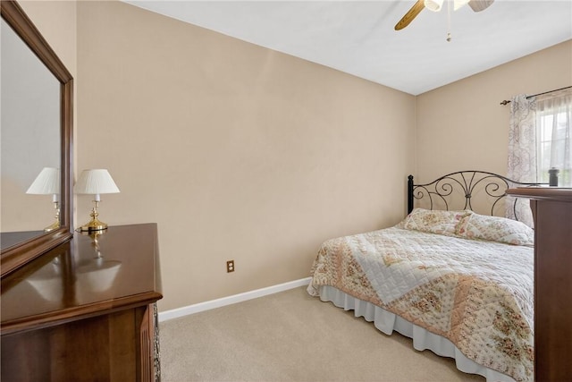 260 Arrowhead Ln, Nottingham, PA 15330 - bedroom with light colored carpet and a ceiling fan