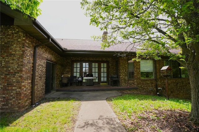 434 Bocktown Cork Rd, Independence Bea, PA 15026 - property entrance with a porch and brick siding