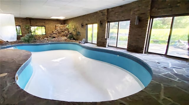 434 Bocktown Cork Rd, Independence Bea, PA 15026 - indoor pool featuring a hot tub