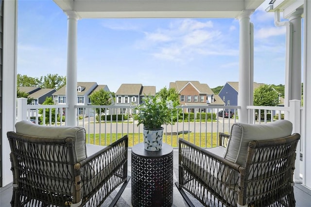 2123 Westcott Ln, South Fayette, PA 15017 - balcony featuring a residential view