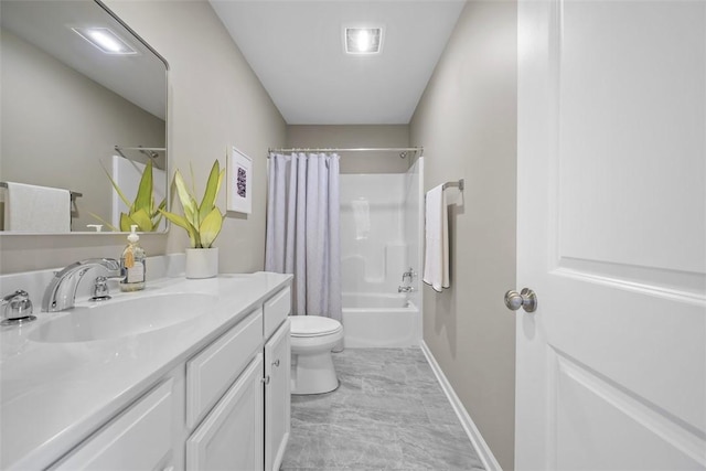 2123 Westcott Ln, South Fayette, PA 15017 - full bathroom with vanity and shower / bath combo