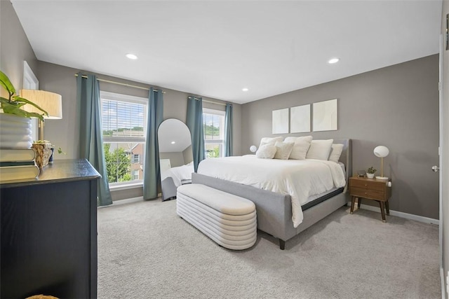 2123 Westcott Ln, South Fayette, PA 15017 - bedroom with light carpet and recessed lighting