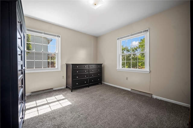 108 Heather Dr, Center Twp Bea, PA 15061 - carpeted empty room with baseboards and a baseboard radiator