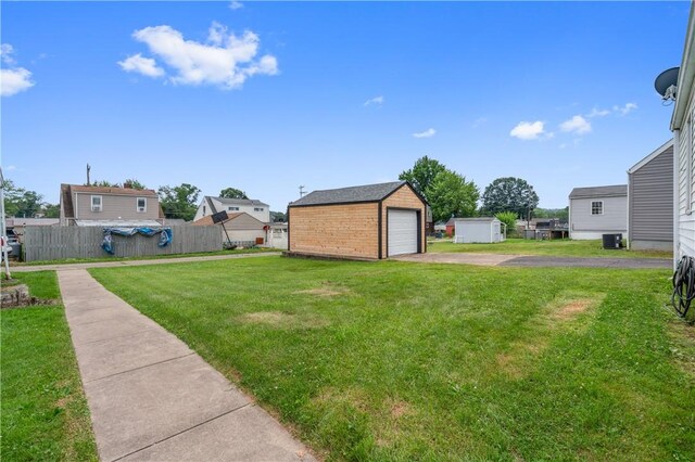 1029 Nimick Ave, Monaca, PA 15061 - view of yard with a garage and an outdoor structure