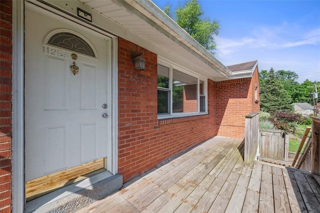 11256 Azalea Dr, Penn Hills, PA 15235 - property entrance with brick siding