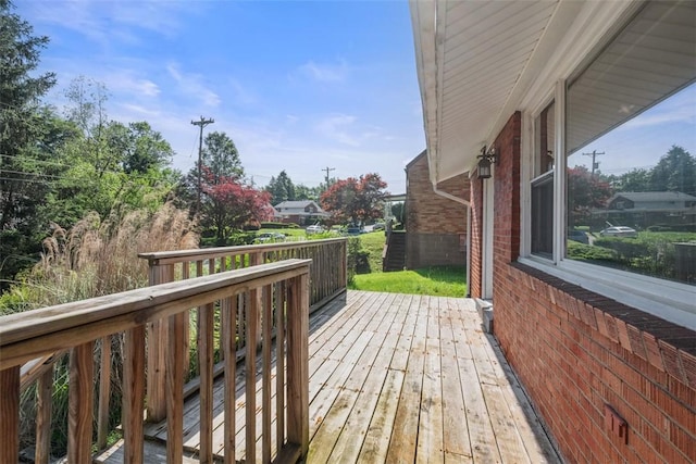11256 Azalea Dr, Penn Hills, PA 15235 - view of wooden terrace