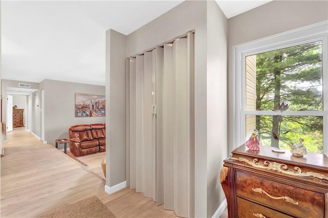1410 Kenzie Dr, Robinson Twp, PA 15205 - corridor with light wood finished floors and baseboards