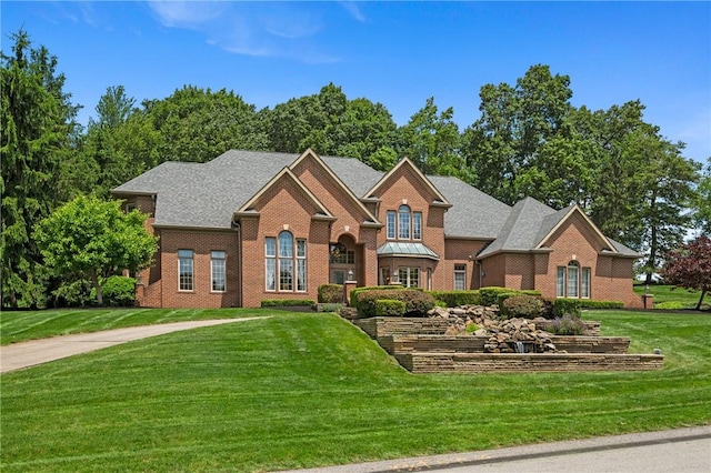 532 Salem Heights Dr, Pine Twp Nal, PA 15044 - view of front of home with brick siding and a front yard