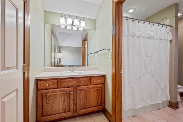 532 Salem Heights Dr, Pine Twp Nal, PA 15044 - full bathroom featuring tile patterned flooring and vanity