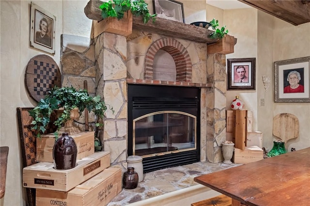 532 Salem Heights Dr, Pine Twp Nal, PA 15044 - detailed view of a fireplace