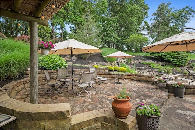 532 Salem Heights Dr, Pine Twp Nal, PA 15044 - view of patio / terrace featuring outdoor dining area