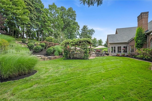 532 Salem Heights Dr, Pine Twp Nal, PA 15044 - view of grassy yard featuring a patio area