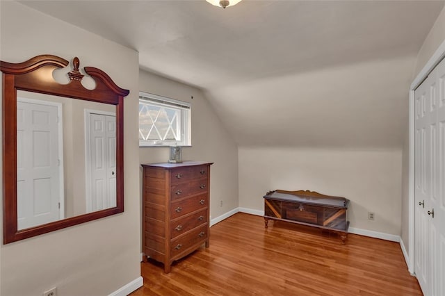 2860 Beaver Rd, Pa, PA 15003 - additional living space with vaulted ceiling and wood finished floors