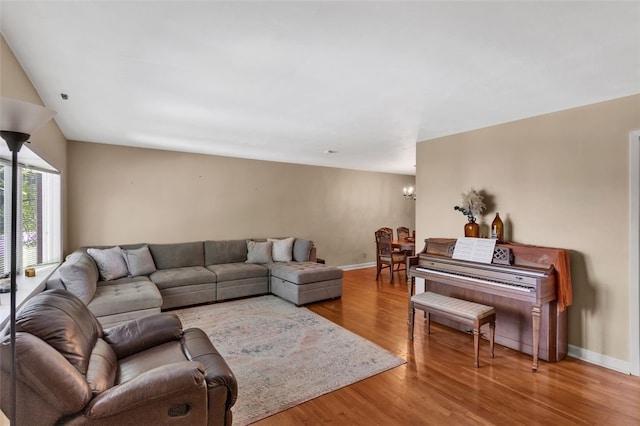 2860 Beaver Rd, Pa, PA 15003 - living room with a chandelier and wood finished floors