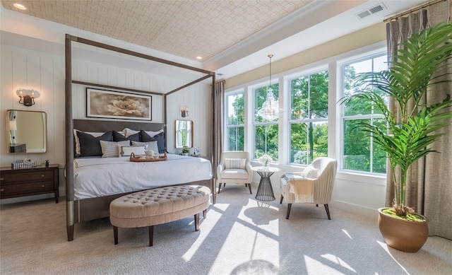 421 Johnston Rd, Saint Clair, PA 15241 - carpeted bedroom featuring multiple windows and ornamental molding